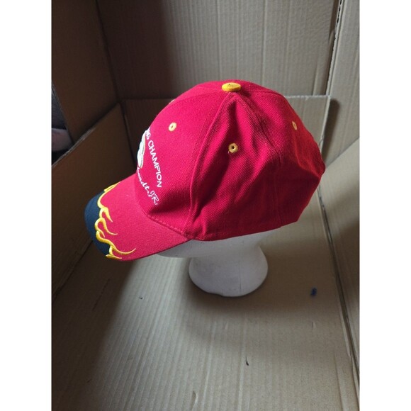 Dale Earnhardt Jr. #8 Hat NASCAR Racing Champion Red‎ Flames Cap - Picture 3 of 8
